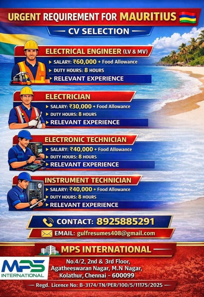 Urgent Job Openings in Mauritius – CV Selection