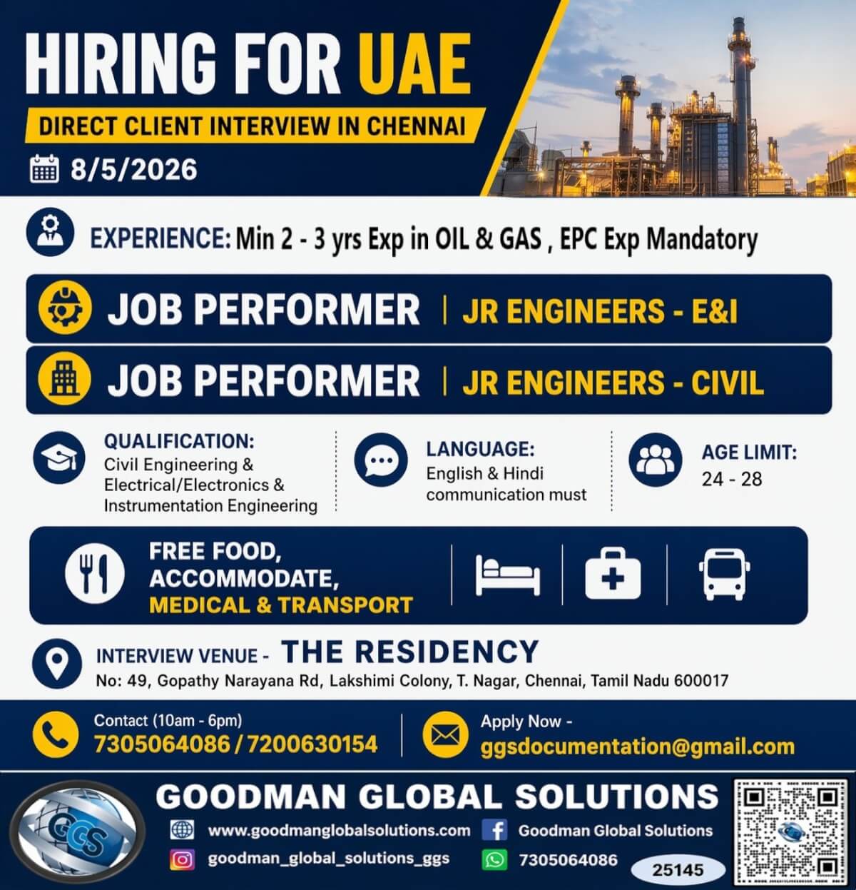 UAE Oil and Gas Jobs 2026 – Direct Hiring Opportunity