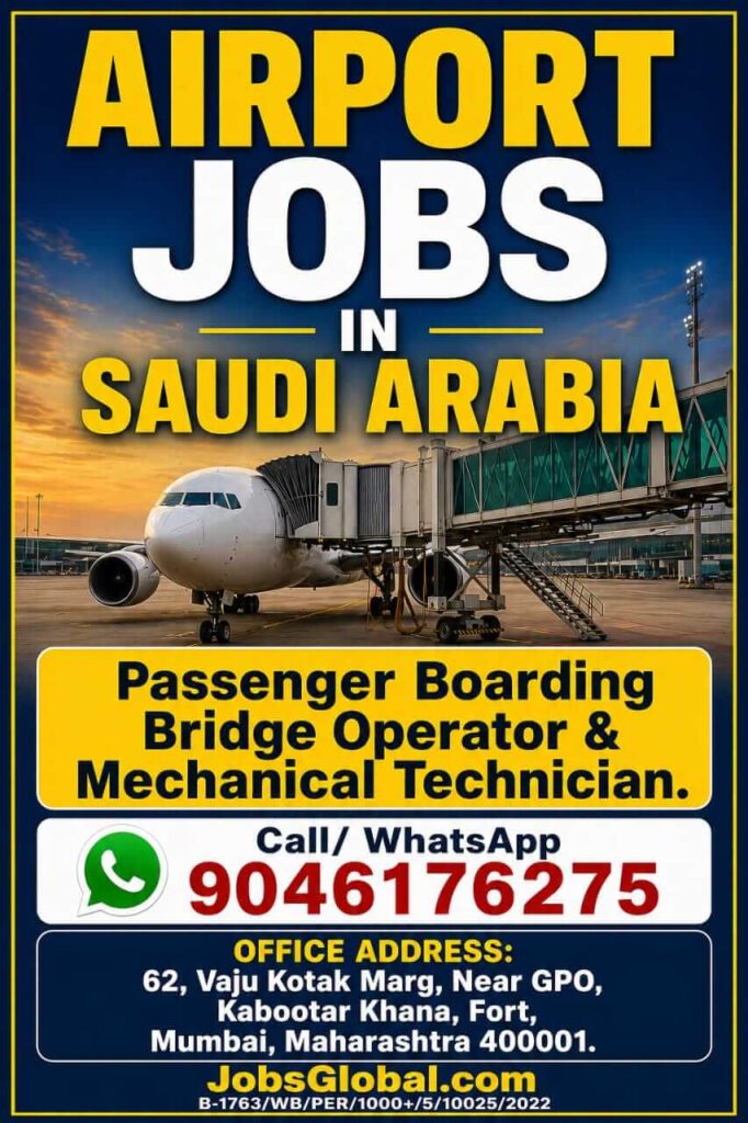 Airport Jobs Saudi Arabia 2026 – Apply Now for Technician & Operator Jobs
