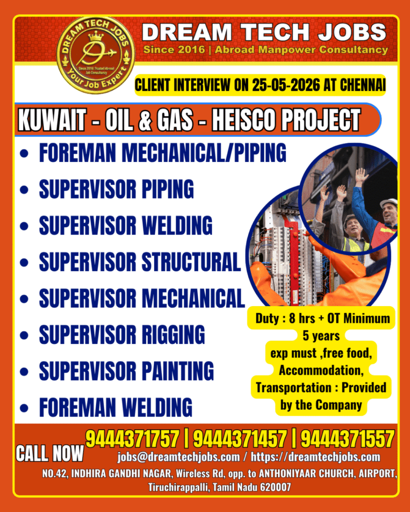 Kuwait Oil and Gas Jobs 2026 – Heisco Project Hiring Now