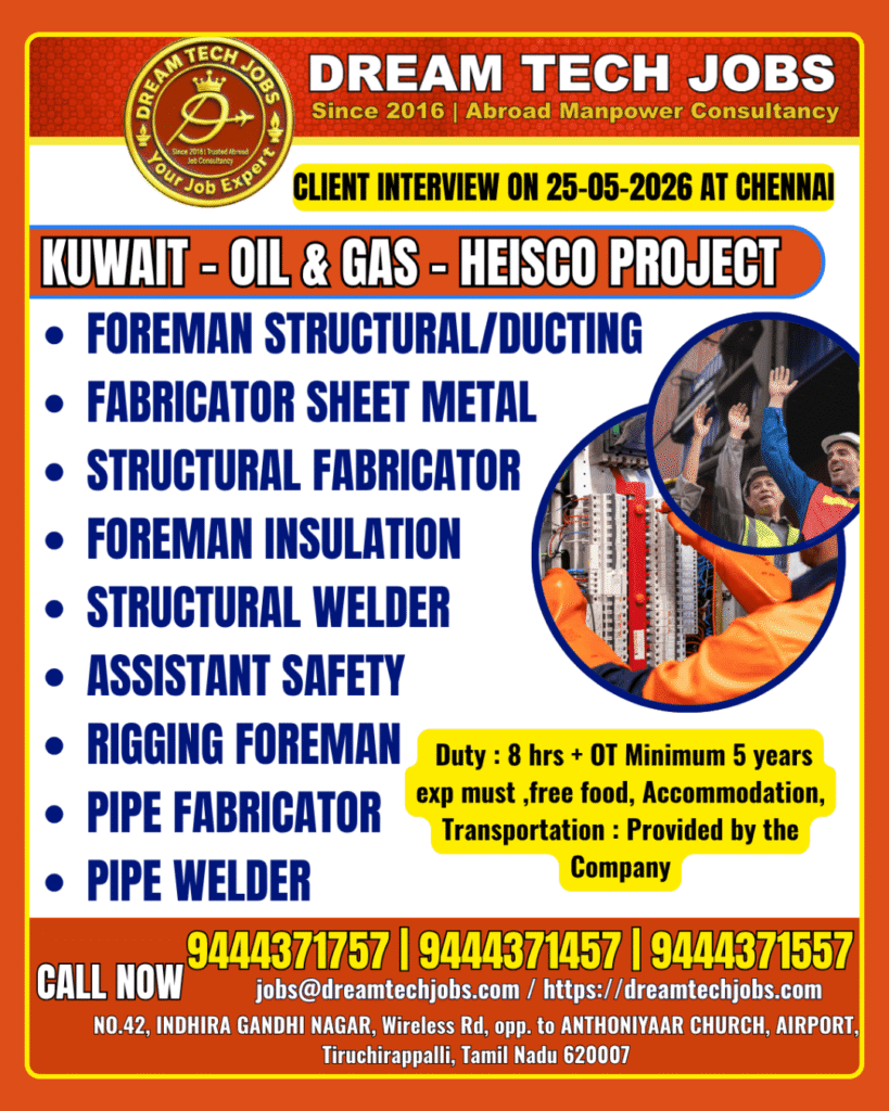 Kuwait Oil & Gas Jobs 2026 – Heisco Project Hiring Now