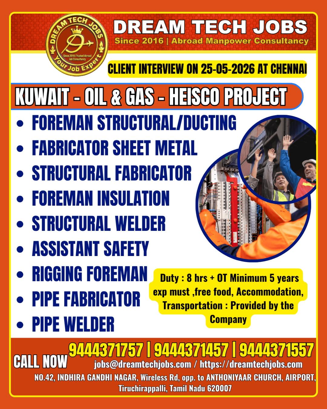 Kuwait Oil & Gas Jobs 2026 – Heisco Project Hiring Now