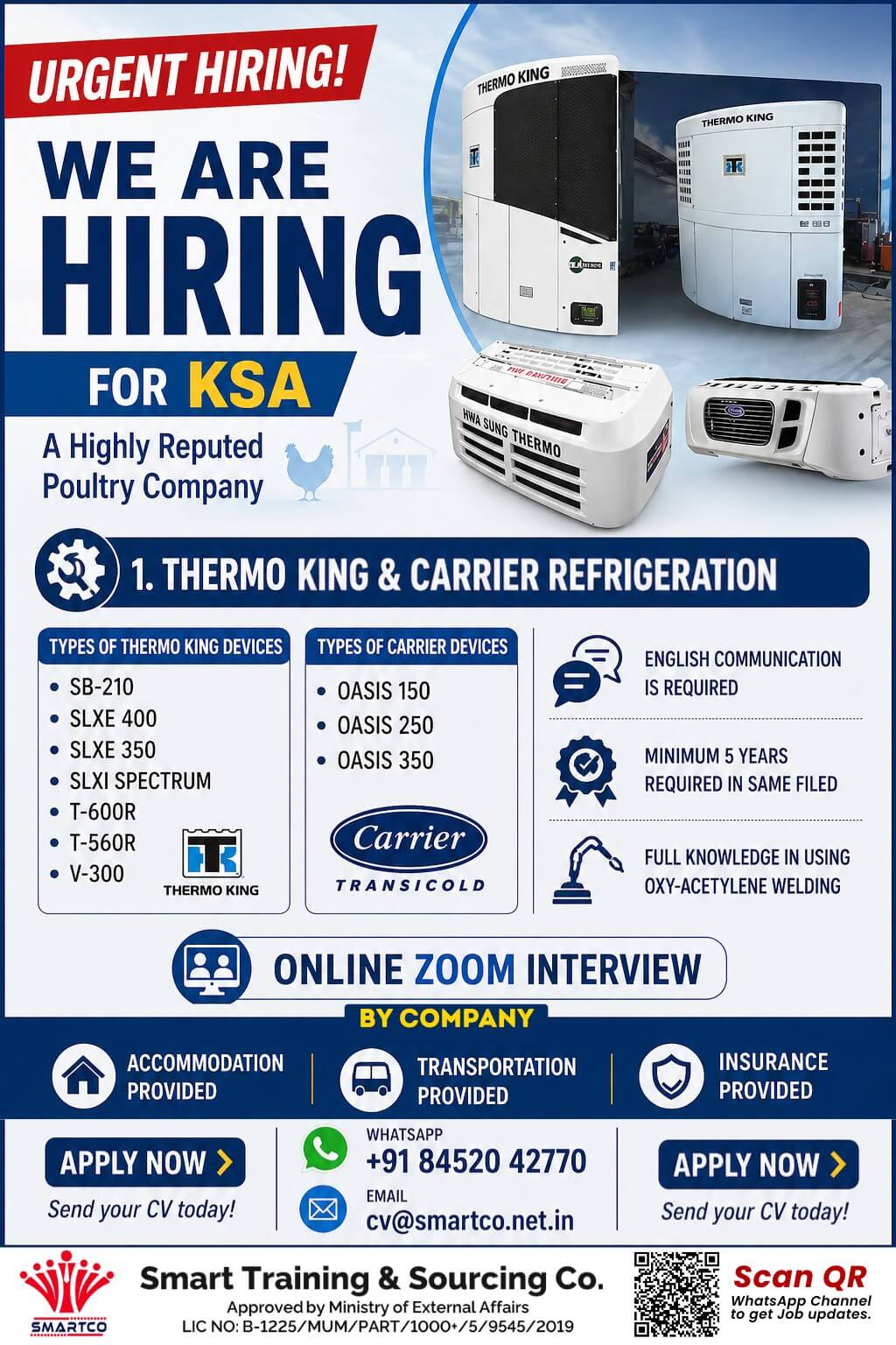 Thermo King Refrigeration Jobs in Saudi Arabia 2026