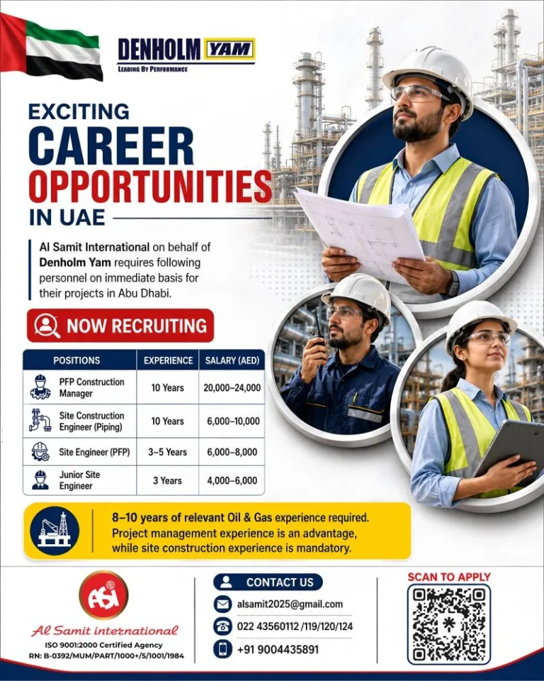 Denholm Yam UAE Careers 2026 – Exciting Oil & Gas Job Opportunities in Abu Dhabi