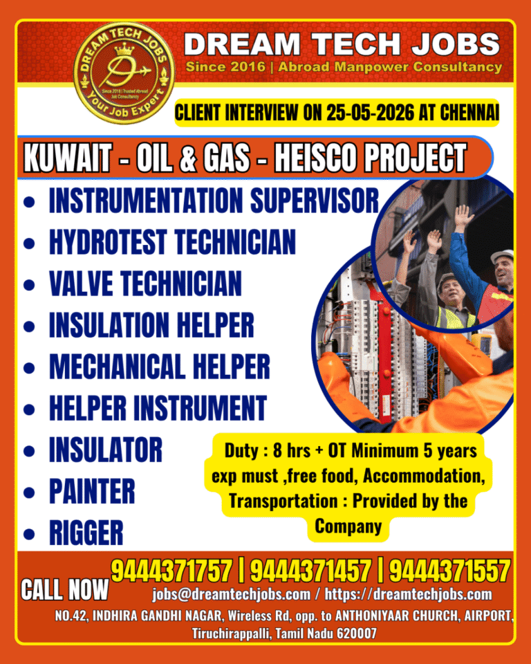 Kuwait Oil & Gas Jobs 2026 – HEISCO Project Hiring Now