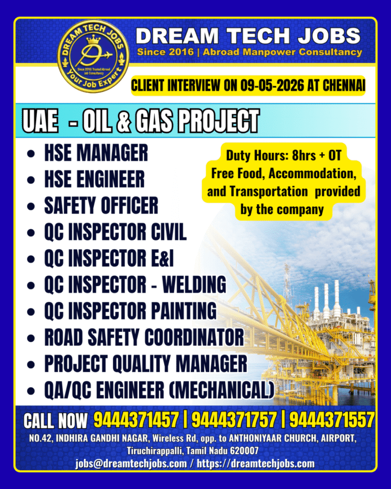 Saudi Arabia Oil and Gas Jobs 2026 – Free Recruitment