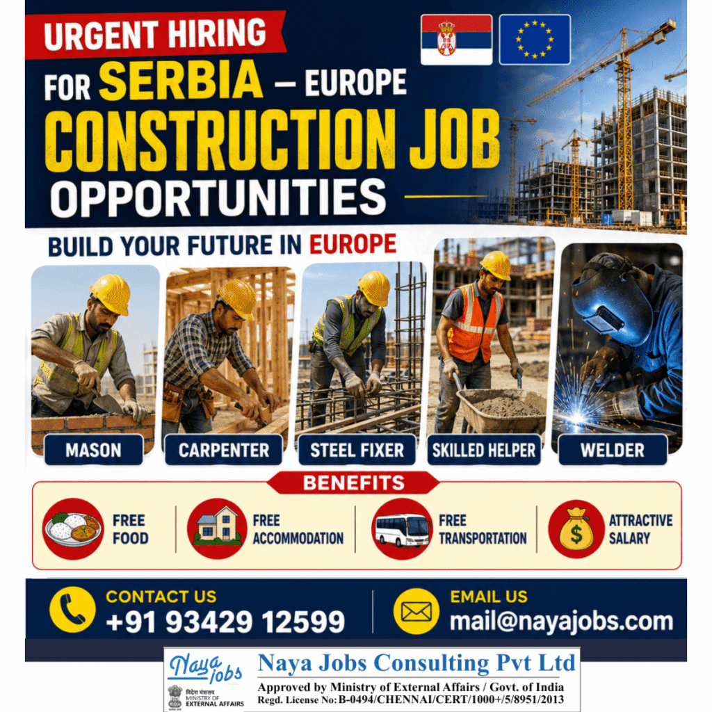 Serbia Europe Construction Jobs 2026 1 Serbia Europe Construction Jobs 2026