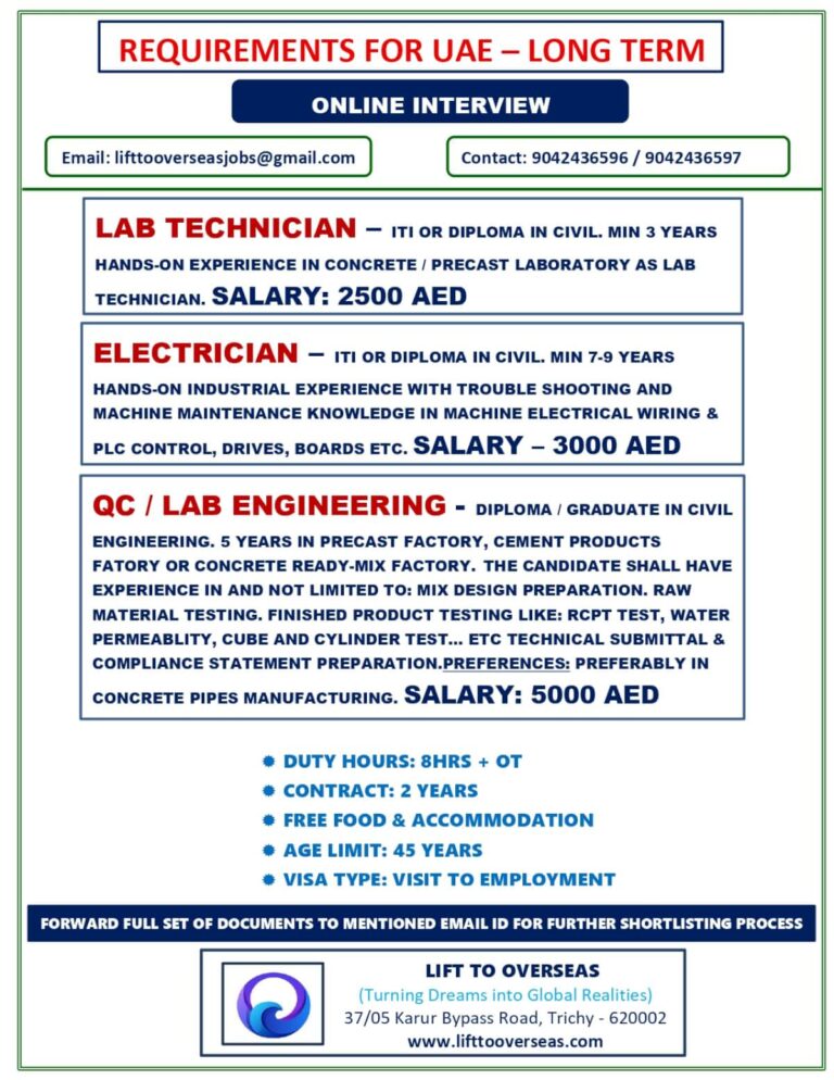 UAE Long-Term Job Vacancies 2026 Announced