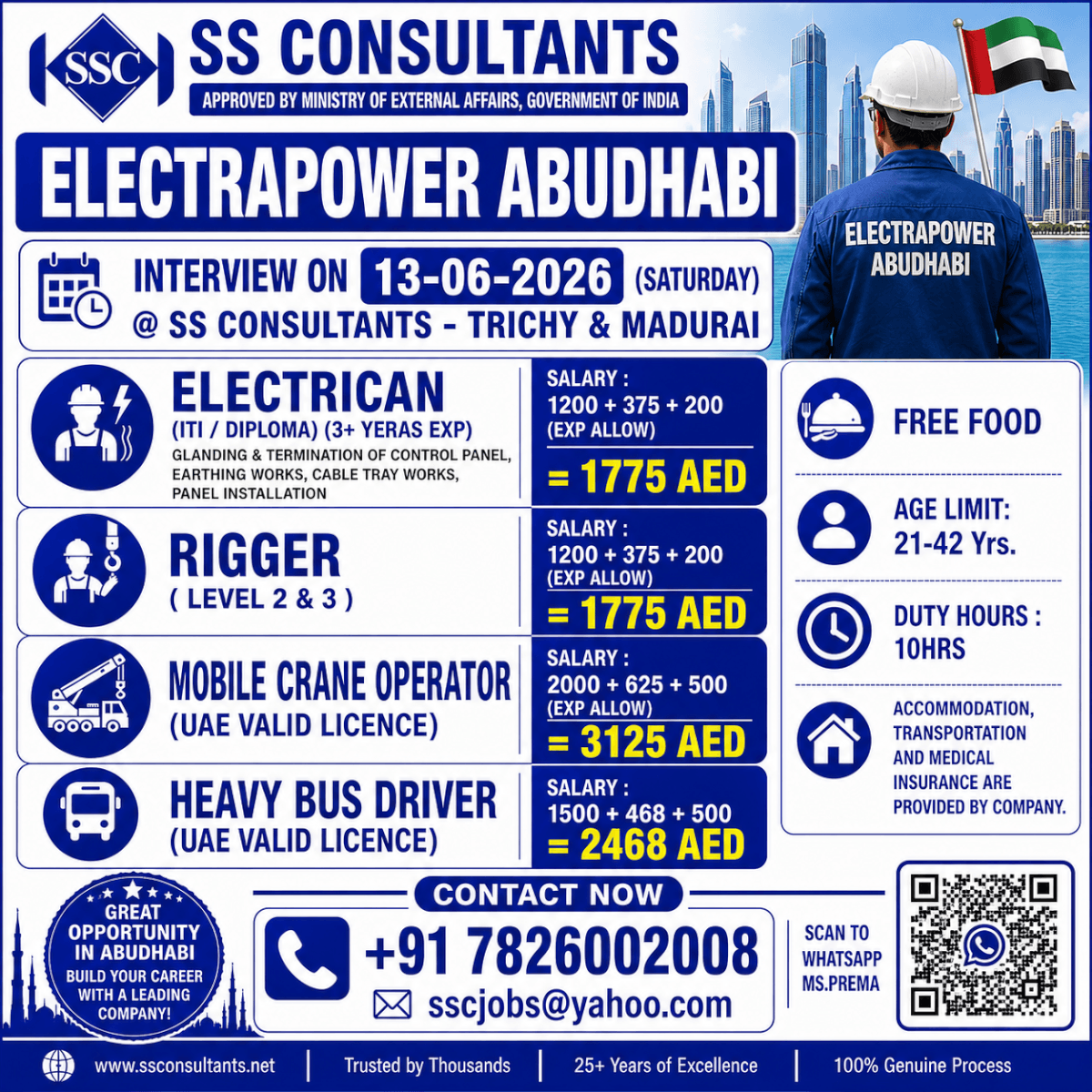 Electra Power Abu Dhabi Recruitment 2026 – Excellent UAE Career Opportunities