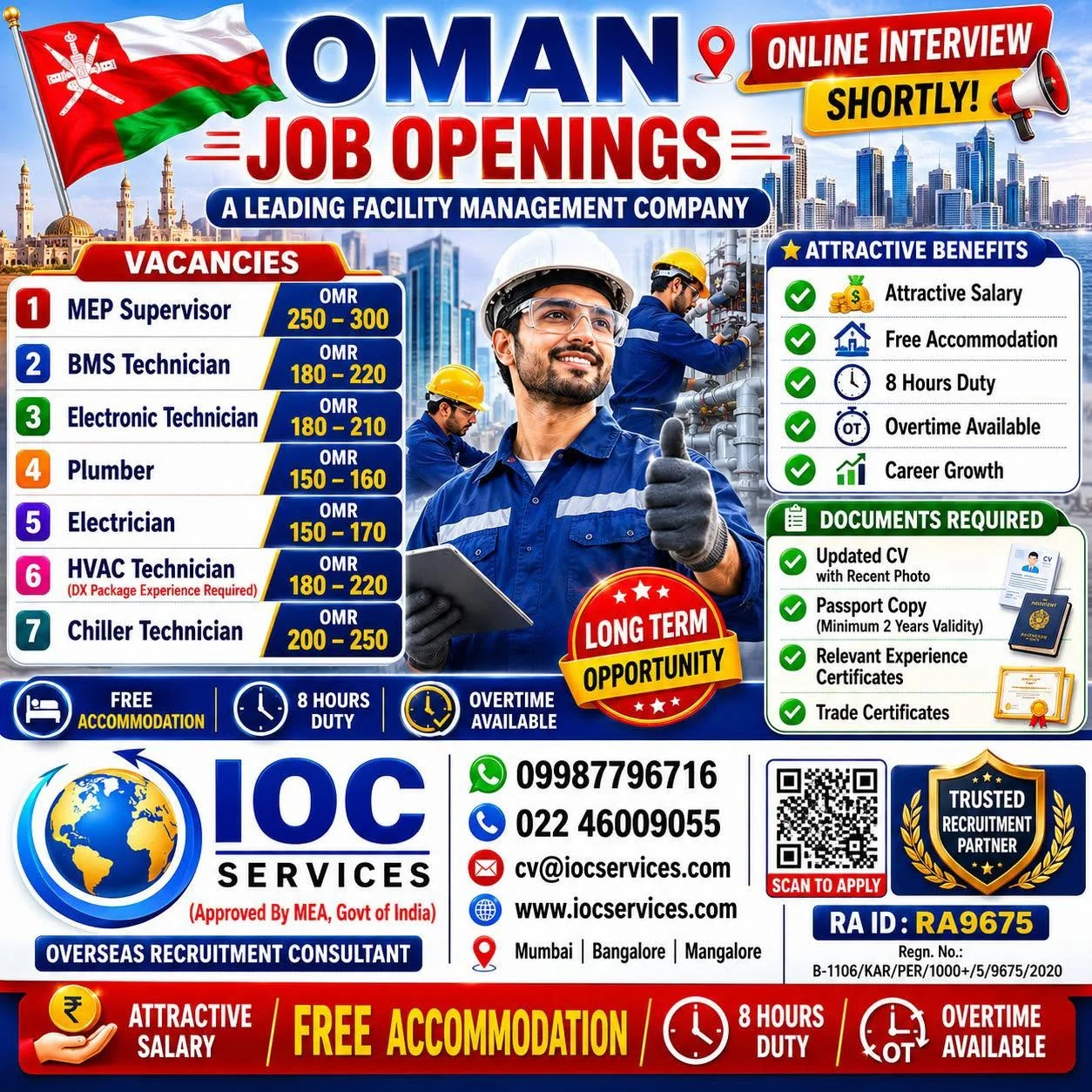 Oman Facility Management Jobs 2026 – Latest Gulf Job Vacancies