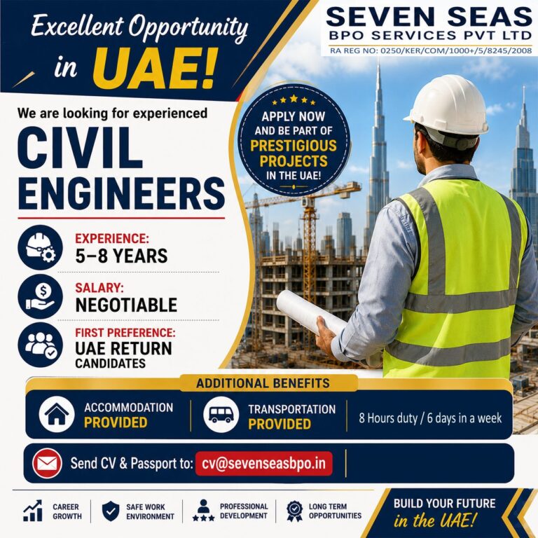 Civil Engineer Jobs in UAE 2026 – Apply Now for Prestigious Construction Projects