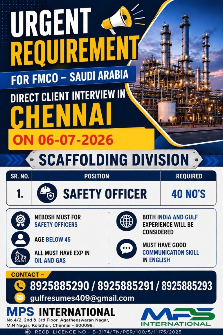 Dubai Leading Contracting Company Recruitment 2026 – CV Selection & Online Interview | MEP Foreman, Electrician, Mason & Steel Fixer Jobs