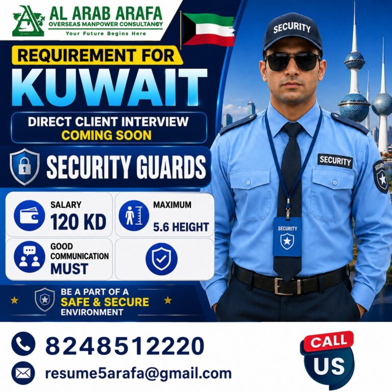 Security Guard Jobs in Kuwait 2026 | Direct Client Interview | Apply Now