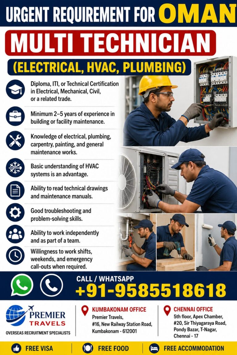Multi Technician Jobs in Oman 2026